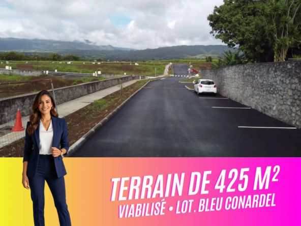 Terrain à vendre de 425 m² à Saint-Benoît, viabilisé et prêt à construire - Opportunité rare