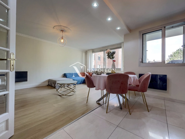 Appartement lumineux de 63 m² avec 2 balcons à Lille, proche transport et universités