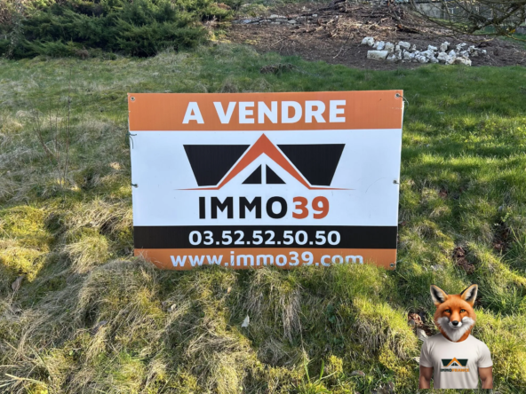 Terrain constructible viabilisé de 540m² à Fraisans, proximité écoles et commodités