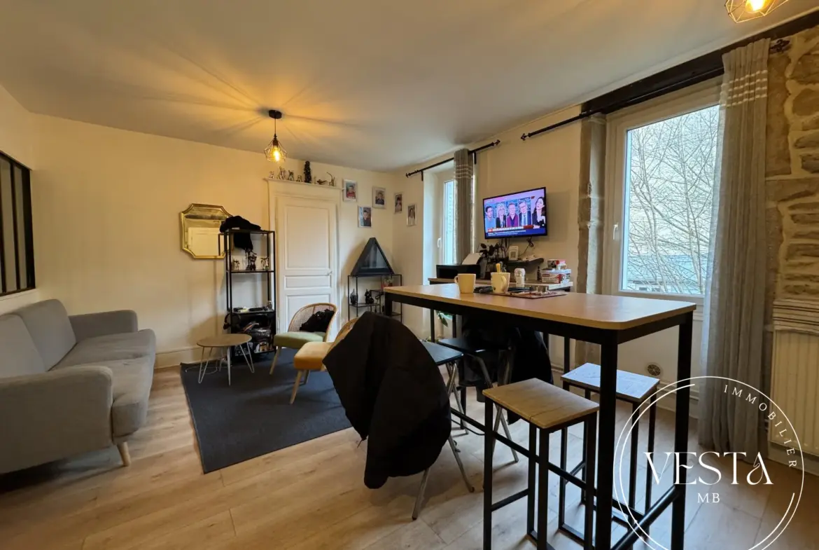 Appartement T2 de 32 m² à Dijon rue Saumaise - Chauffage individuel au gaz 