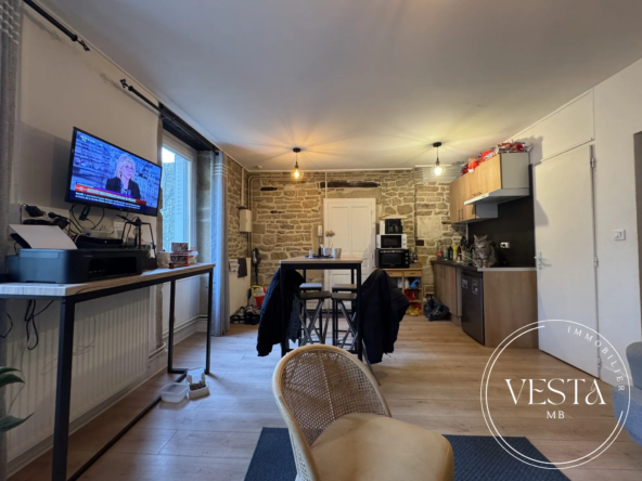 Appartement T2 de 32 m² à Dijon rue Saumaise - Chauffage individuel au gaz