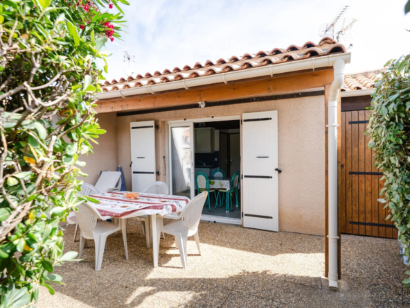 Vente d'un pavillon 2 pièces avec terrasse à Gruissan, proximité plage