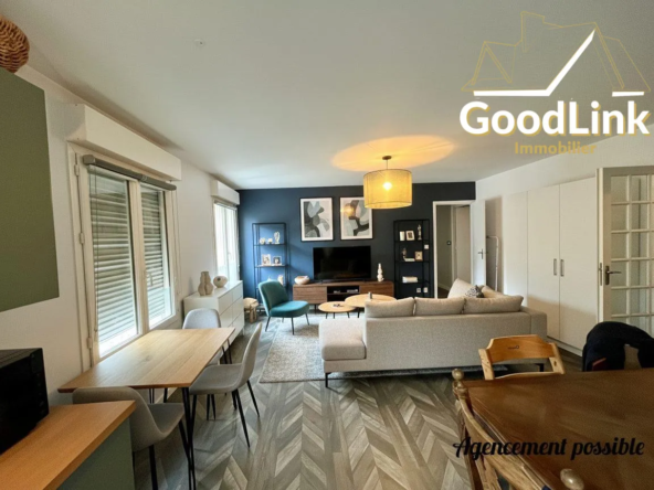 Appartement 2 pièces rénové à Seine-Port avec stationnement et cave