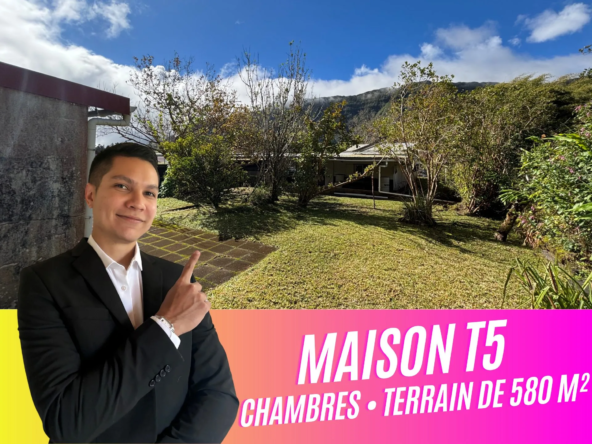 Maison créole avec dépendance et grand terrain à La Plaine-des-Palmistes