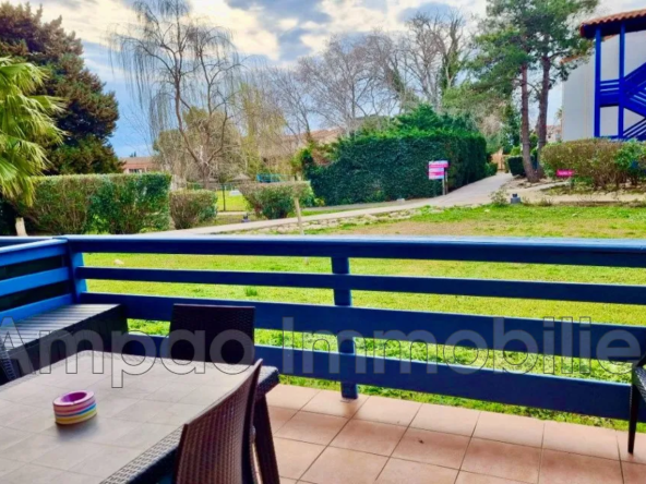 Studio à vendre avec terrasse et vue sur jardins à Canet-en-Roussillon