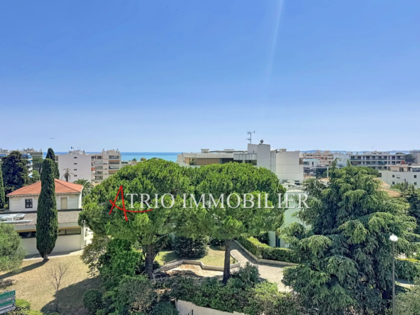 Appartement 2 pièces avec vue mer à Cagnes-sur-Mer – Résidence calme, lumineux et rénové