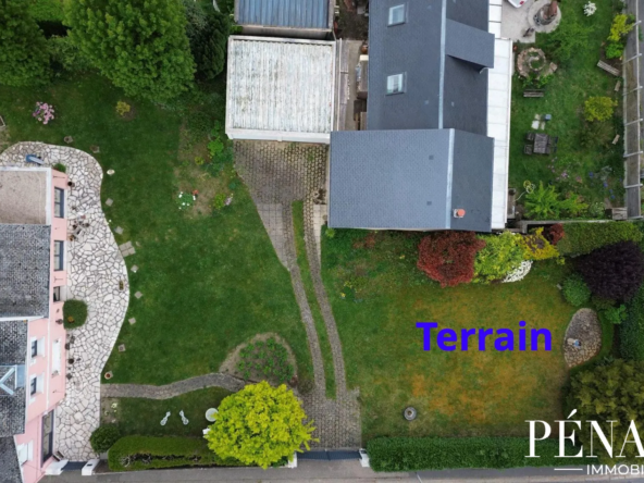 Terrain constructible de 260 m² à Belbeuf en centre historique