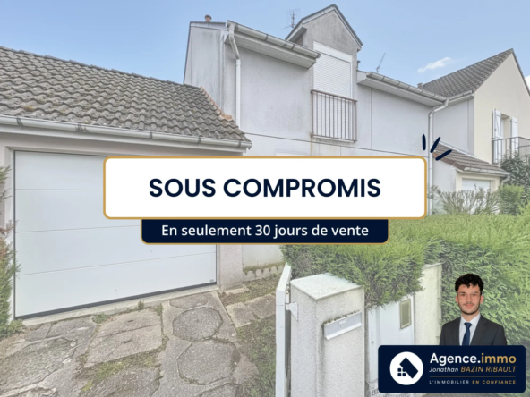 Maison mitoyenne 4 pièces avec jardin et garage à Sully-sur-Loire