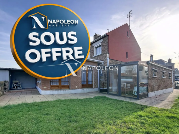 Maison individuelle à Famars avec jardin, garage et potentiel de rénovation
