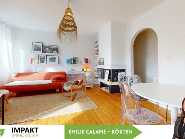 Appartement T3 à vendre à Belfort avec jardin privatif et cave