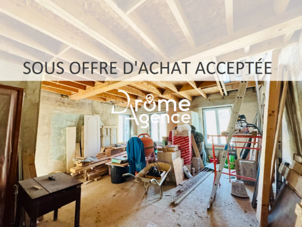 Maison à vendre à Serves-sur-Rhône – Maison de village à rénover de 100 m²