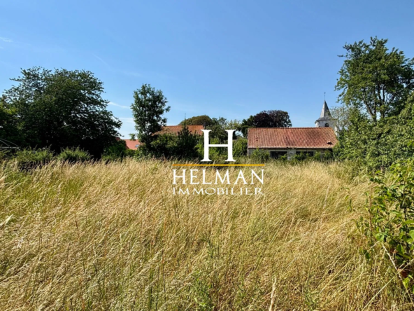 Terrain constructible de 1319 m² à Saint Martin-Lès-Tatinghem, proche Saint-Omer