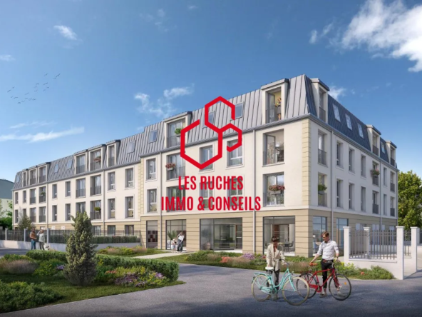 Appartement T2 à vendre à Quincy-sous-Sénart de 46,50 m² avec balcon, proche commodités