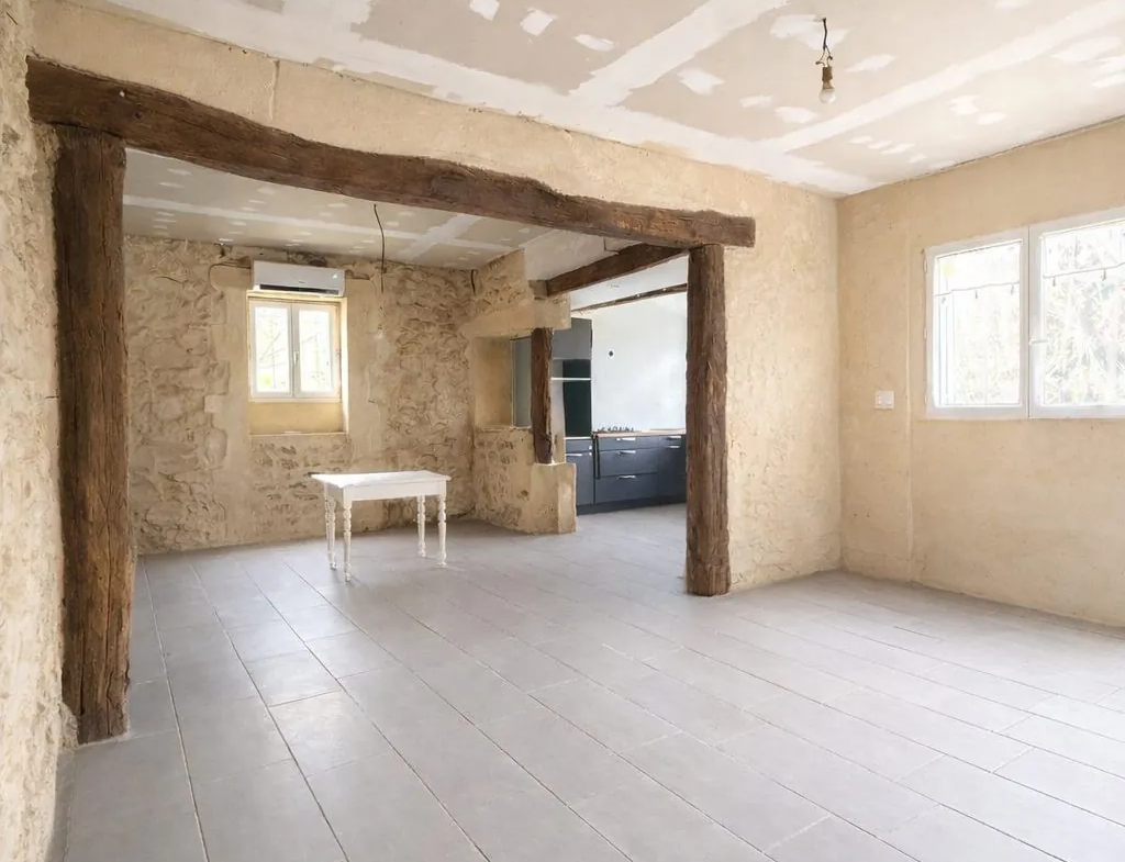 Maison ancienne de 96 m² avec jardin à Saint-Yzans-de-Médoc, idéal pour rénovation 