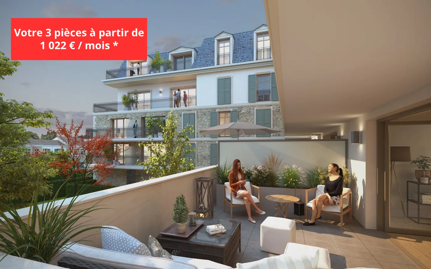 Programme immobilier neuf à Chelles - L'Orée des Coudriers avec appartements et maisons 