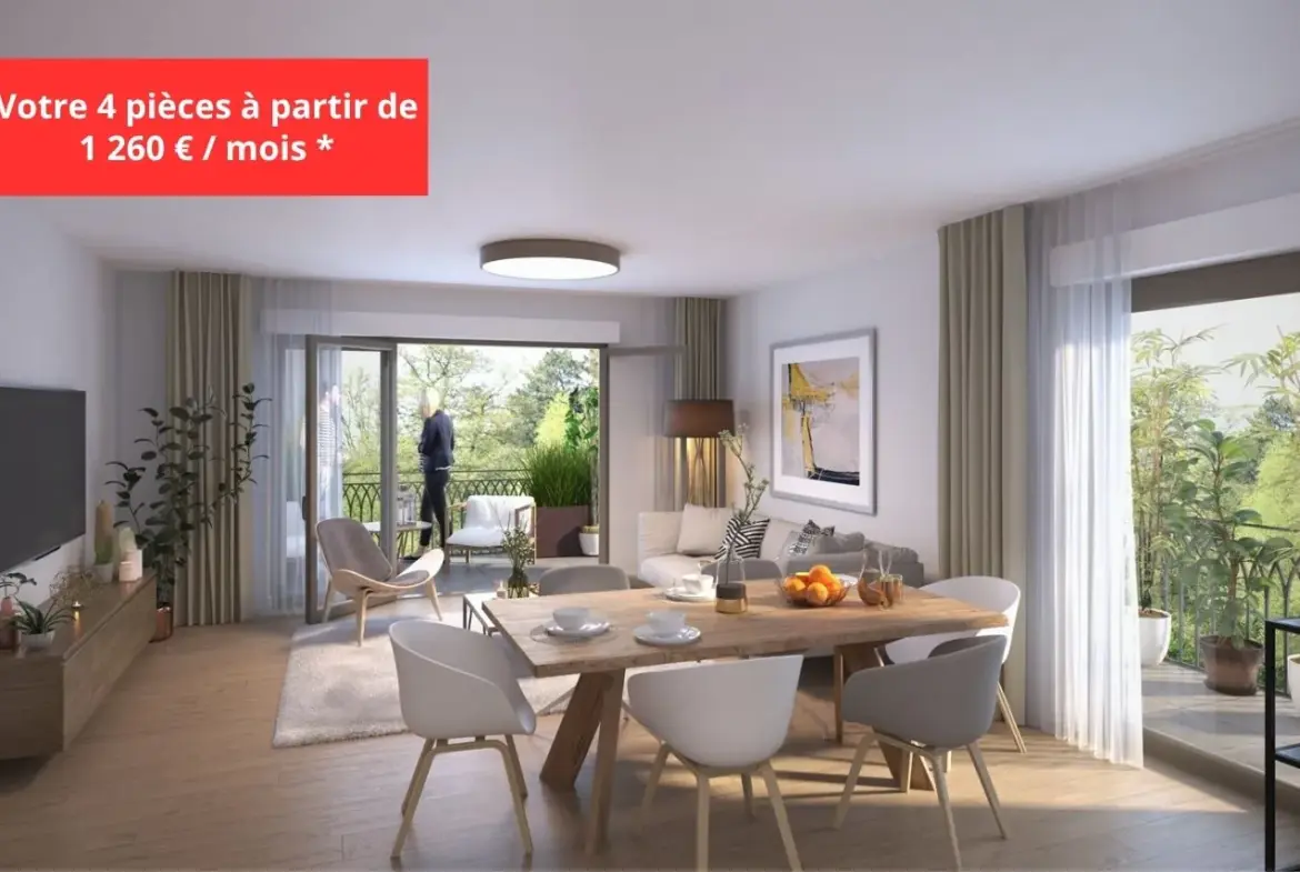 Programme immobilier neuf à Chelles - L'Orée des Coudriers avec appartements et maisons 