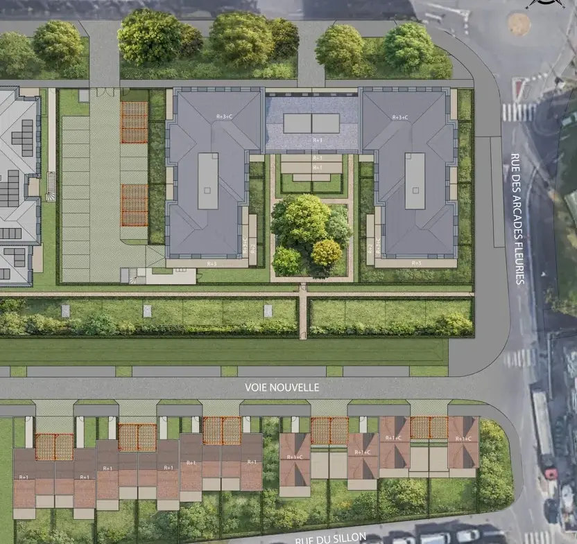 Programme immobilier neuf à Chelles - L'Orée des Coudriers avec appartements et maisons 