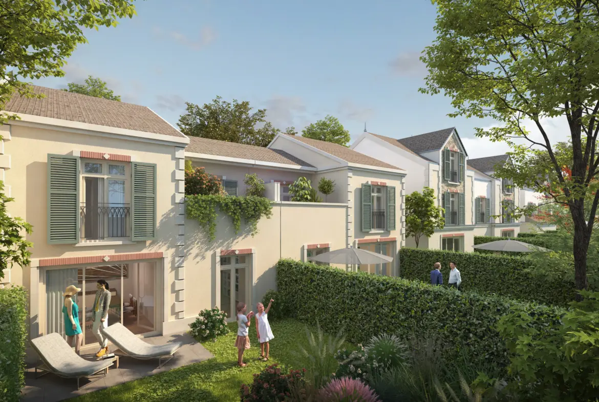 Programme immobilier neuf à Chelles - L'Orée des Coudriers avec appartements et maisons 