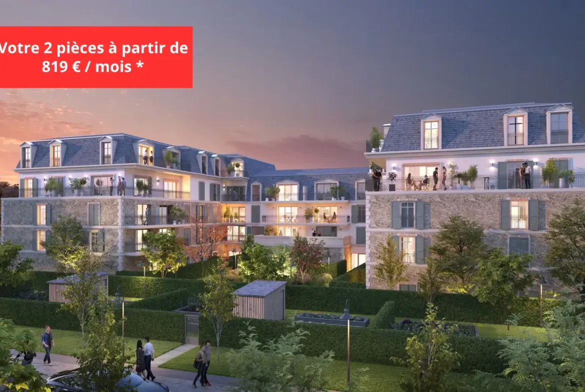 Programme immobilier neuf à Chelles - L'Orée des Coudriers avec appartements et maisons 