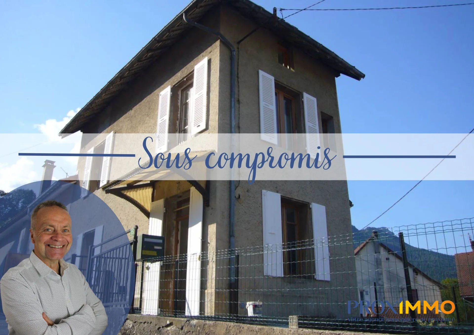 Charmante maison de village avec garage et terrasse à Saint-Laurent-du-Pont