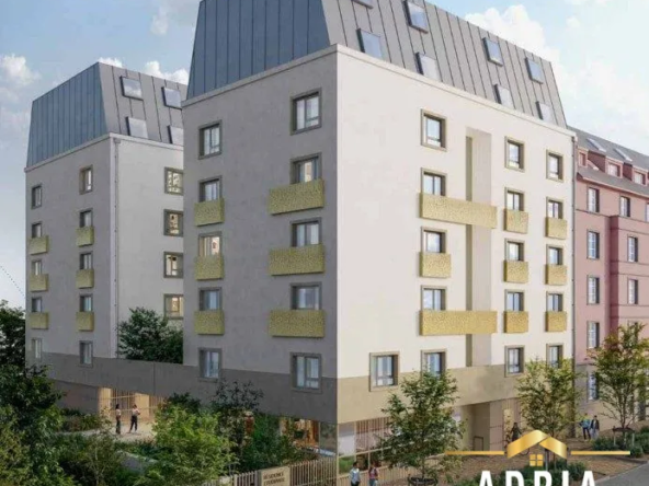 Appartement neuf à Strasbourg pour investissement LMNP dans résidence étudiante moderne