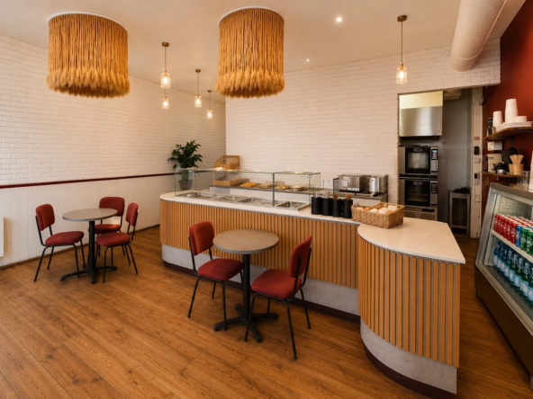 salle de restaurant avec comptoir Fonds de restauration rapide à vendre dans le 9e arrondissement de Paris