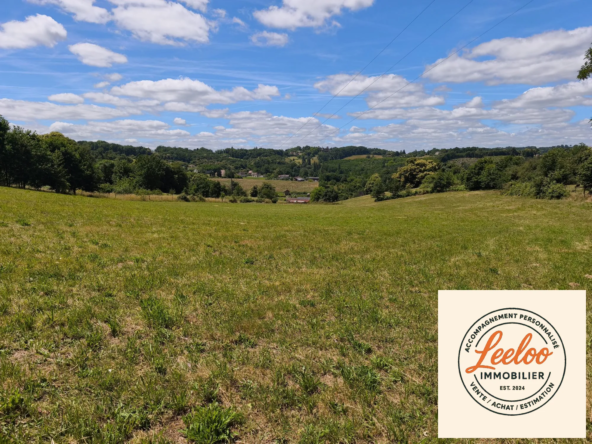 Terrain constructible avec vue exceptionnelle sur le Château de Campagnac près de Sarlat