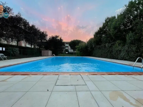 Appartement T2 avec jardin en rez-de-jardin à Toulouse, secteur Le Chapitre