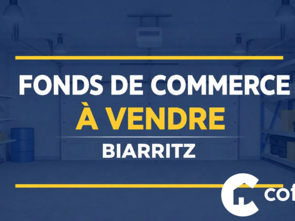 Fonds de commerce polyvalent à Biarritz avec vitrine de 8 mètres