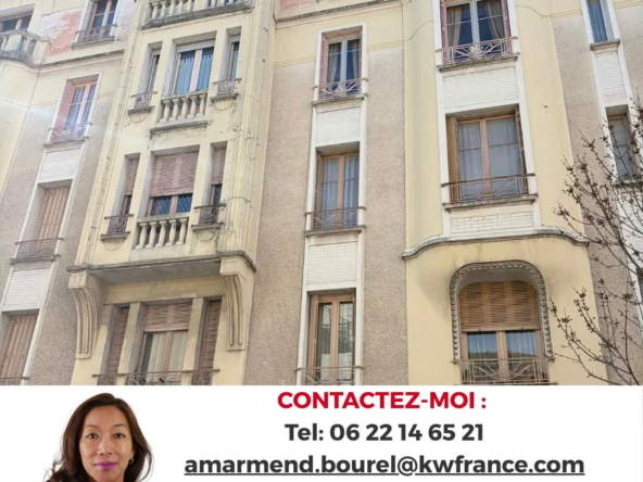 Appartement rare à Vichy avec vue dégagée, balcon et potentiel d'amélioration énergétique