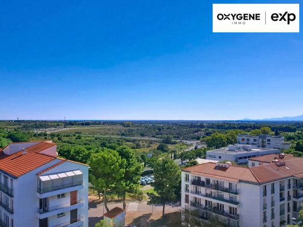 Appartement avec vue dégagée à Perpignan - 3 chambres et loggias