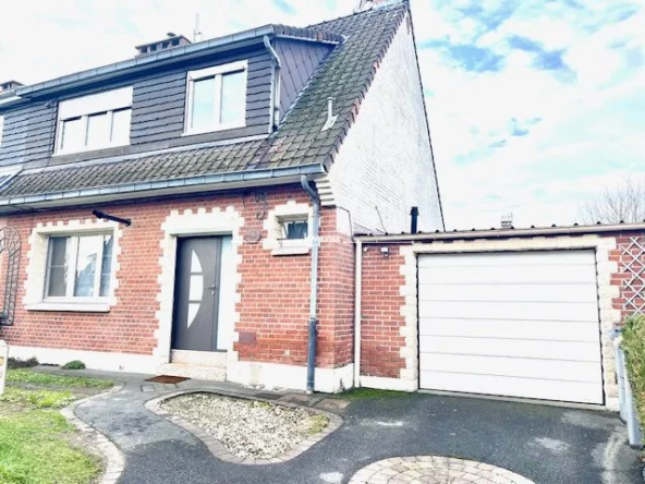 Maison semi-individuelle de 106 m² avec 3 chambres, garage et jardin à Fresnes-sur-Escaut