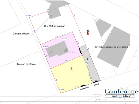 Terrain à bâtir de 793 m² au cœur de Gétigné, proximité commerces et écoles