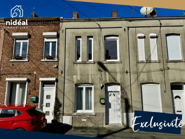 Maison mitoyenne rénovée de 103 m² à Feignies idéale pour primo-accédants