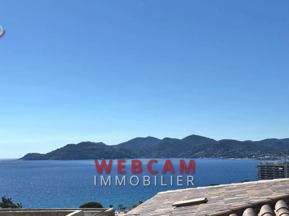 Appartement duplex 3 pièces avec vue mer à Cannes - Résidence avec piscine