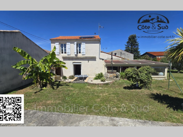 A vendre maison à Ciré-d'Aunis avec grand terrain, garage et potentiel d'extension
