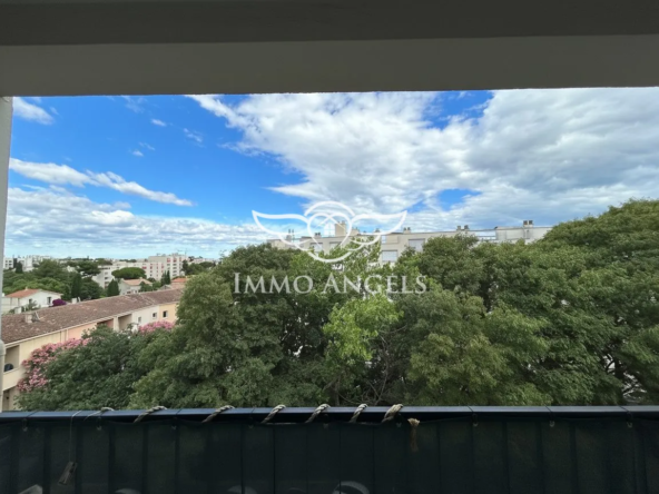 Appartement F4 lumineux avec vue dégagée à Montpellier Estanove