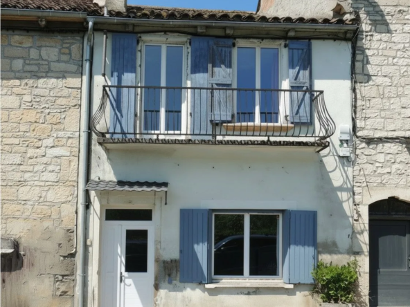 Maison de ville mitoyenne à Caylus - 71 m², investissement ou résidence