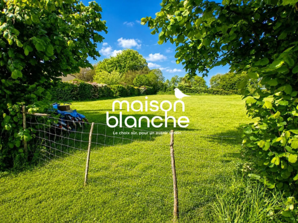 Terrain constructible de 1106 m² proche Saint Maixent l'École – Vue sur la campagne