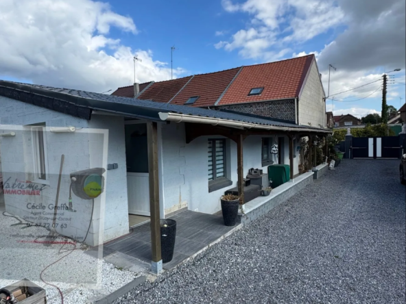 Charmante maison semi-individuelle à Anzin avec grand terrain et annexes