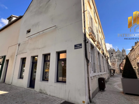 Local commercial de 59 m² en plein centre d'Alençon avec vitrine et stationnement