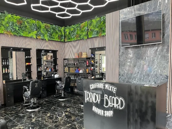 Salon de coiffure et barbershop mixte à vendre à Sion, proche gare