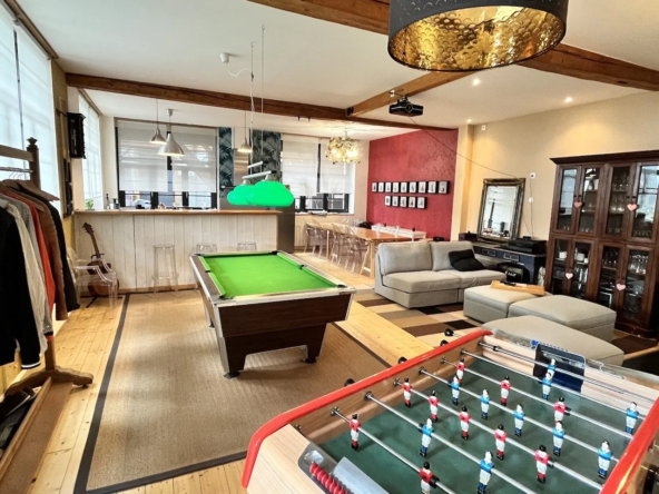 Séjour Vue de l'Entrée Loft atypique à Epfig de 92 m² avec hall couvert et espace de vie unique