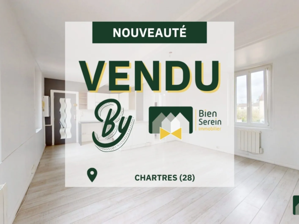 Studio lumineux de 28,96 m² à Chartres avec parking et cave