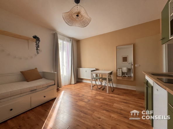Studio meublé à vendre à Châtel-Guyon - 22 m² rénové en 2021, idéalement situé