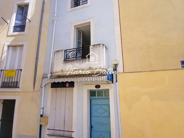 Charmante maison de ville à Béziers dans le quartier des anciennes Arènes – 65 m²