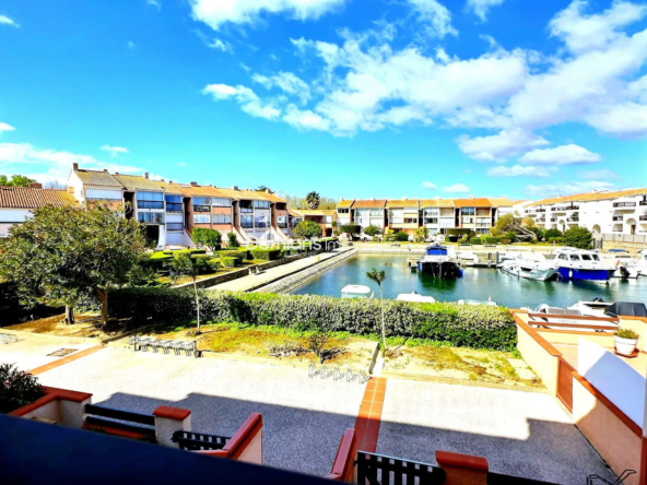 Appartement T2 avec vue sur la marina à Saint-Cyprien - Résidence calme