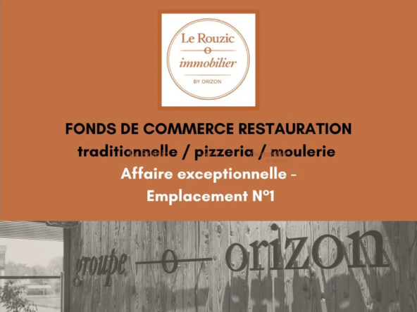 Fonds de commerce de restauration à Lorient avec grande visibilité - Opportunité rentable