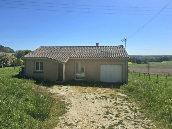 Pavillon de plain-pied avec vue imprenable à Bonnes