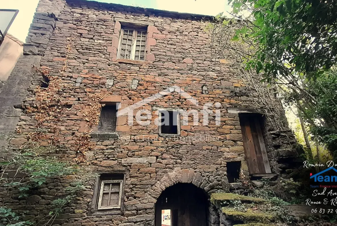 Maison historique à restaurer avec jardin à Belmont-sur-Rance 